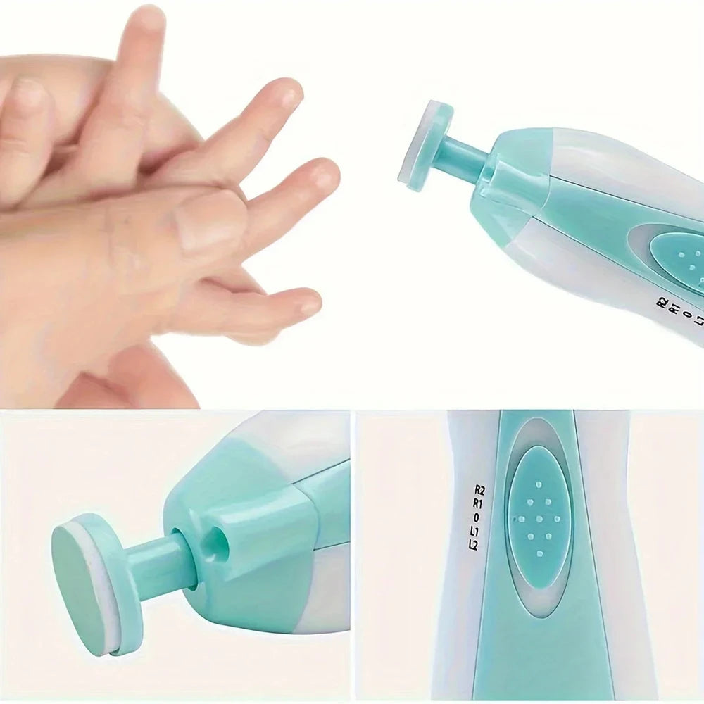 Baby Electric Nail Trimmer & File Set