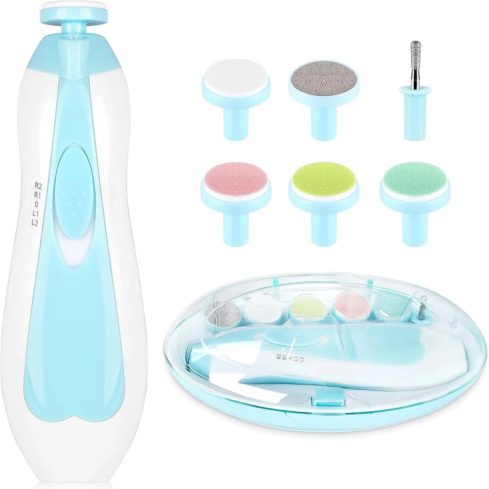 Baby Electric Nail Trimmer & File Set