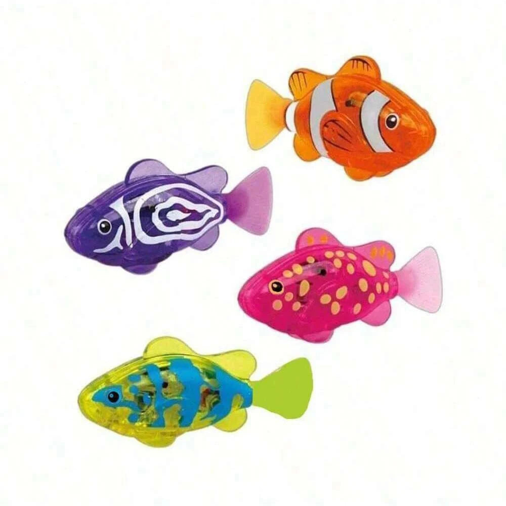 Luminous Swimming Robot Fish Bath Toy